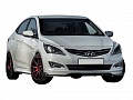 Юбка бампера для Hyundai Solaris нижняя Hyundai