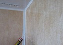 Уголок ПВХ белый пластиковый жесткий для откосов 2,7 м