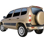 Спойлер для Chevrolet Niva со стоп - сигналом